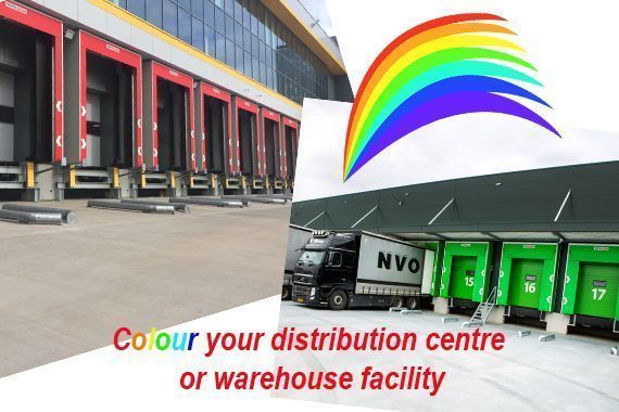 rainbow colours for your distribution centre